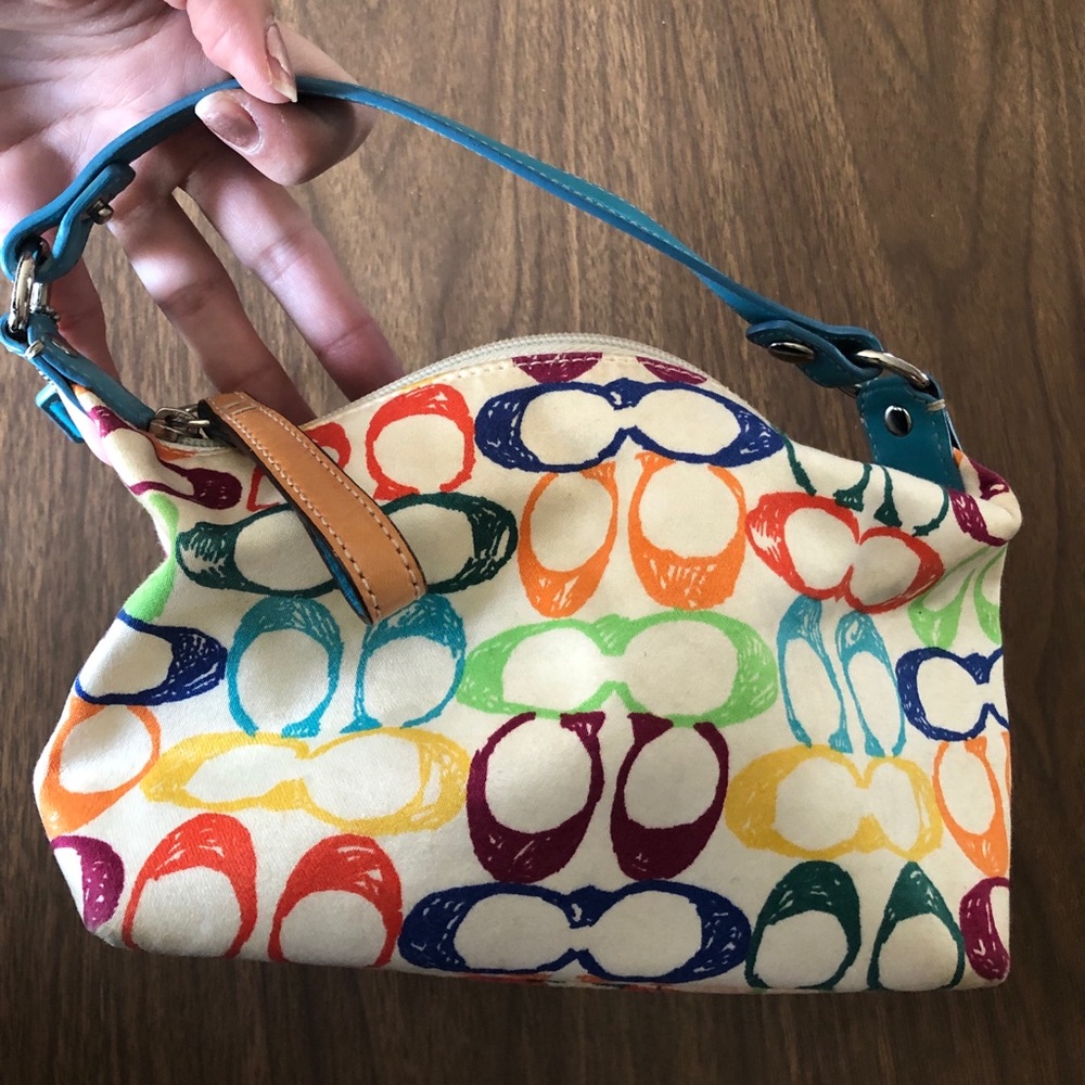 Summer themed Coach purse